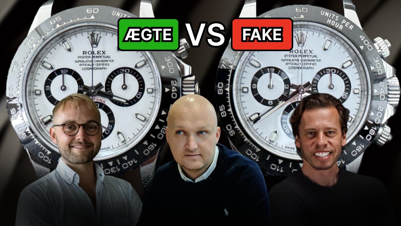 ÆGTE VS FAKE: Sådan undgår du at købe et fake ur i 2024